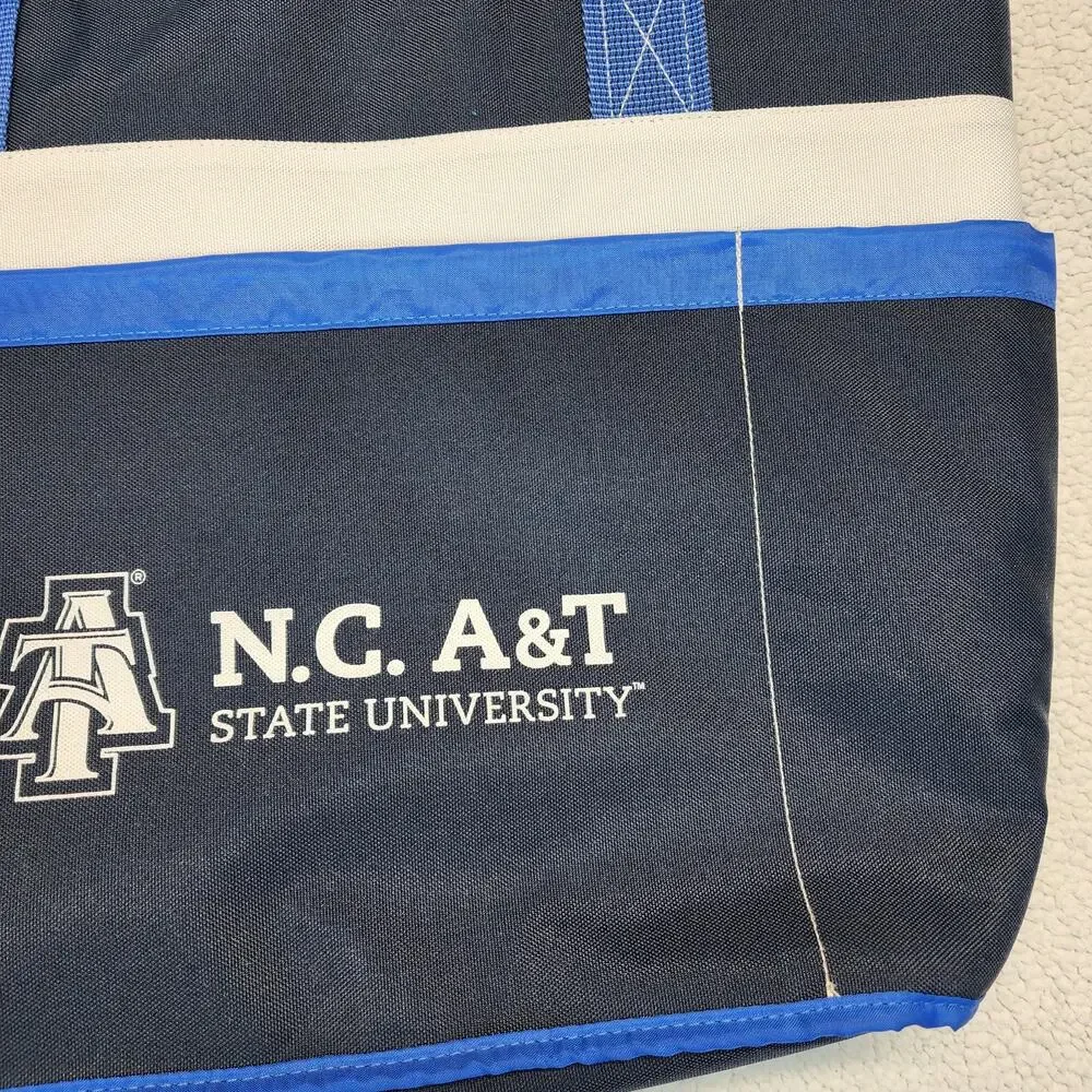 North Carolina A&T University Aggies Insulated Travel Tote Beach Bag